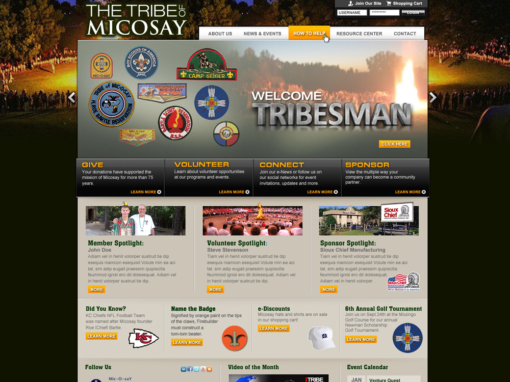 Boy Scouts Website