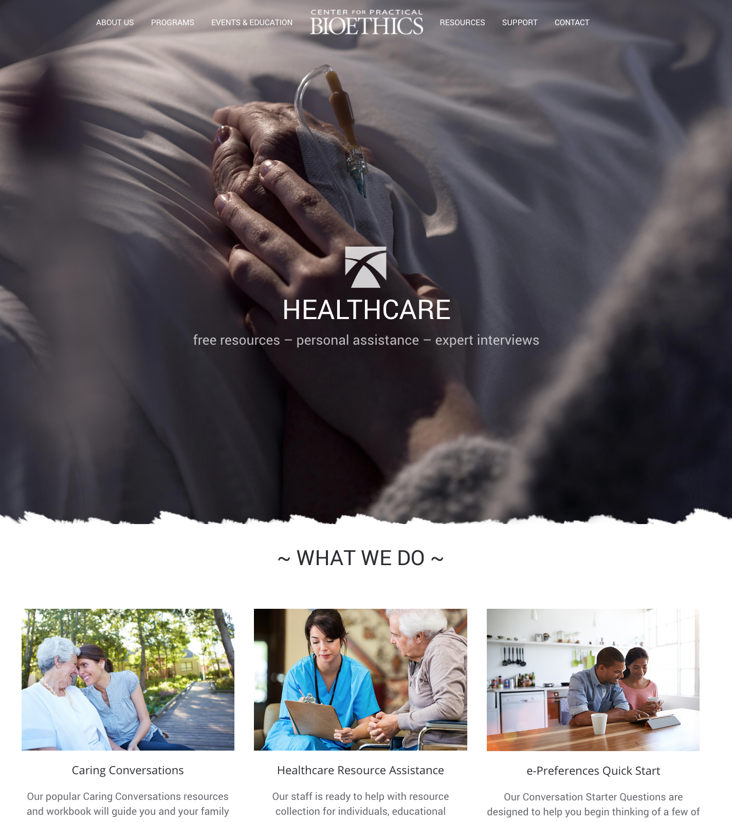 Healthcare Website